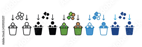 Waste Segregation Icon