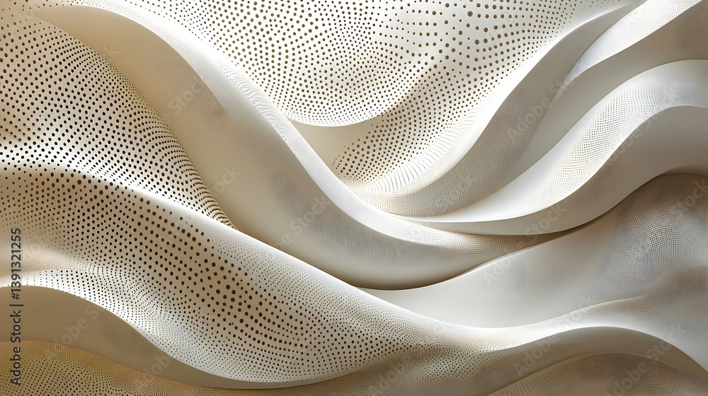 Abstract representation of flowing layered forms and patterns on a surface Abstract representation of flowing layered forms and patterns on a surface