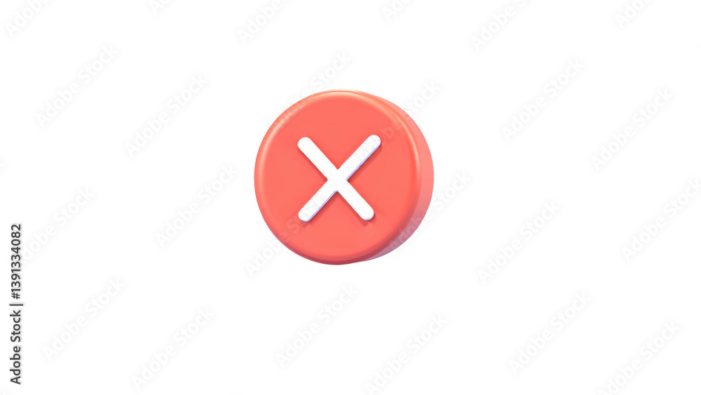 A bold cross mark symbol used for errors, rejection, or alert-based design elements in digital or print graphics. A bold cross mark symbol used for errors, rejection, or alert-based design elements in digital or print graphics.