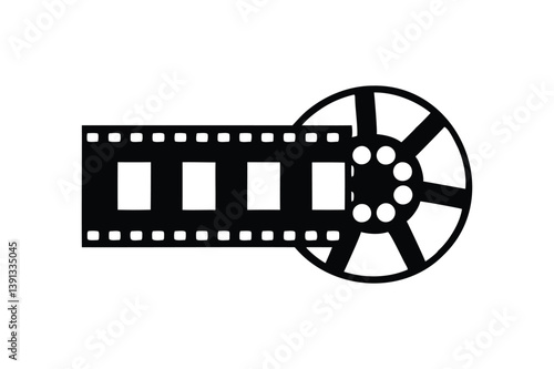 Film strip silhouette