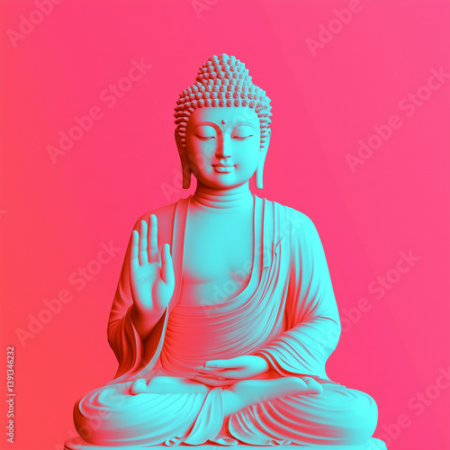 buddha statue in the lotus position