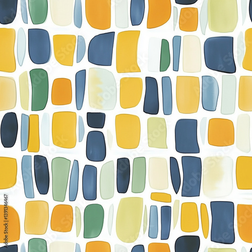 seamless pattern with colorful squares