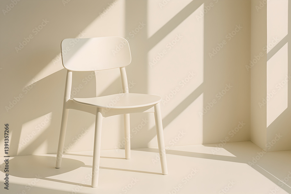 Fototapeta premium white chair 