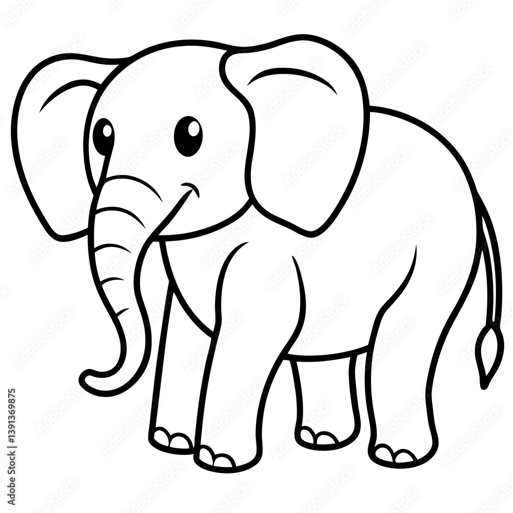 elephant cartoon illustration elephant cartoon illustration