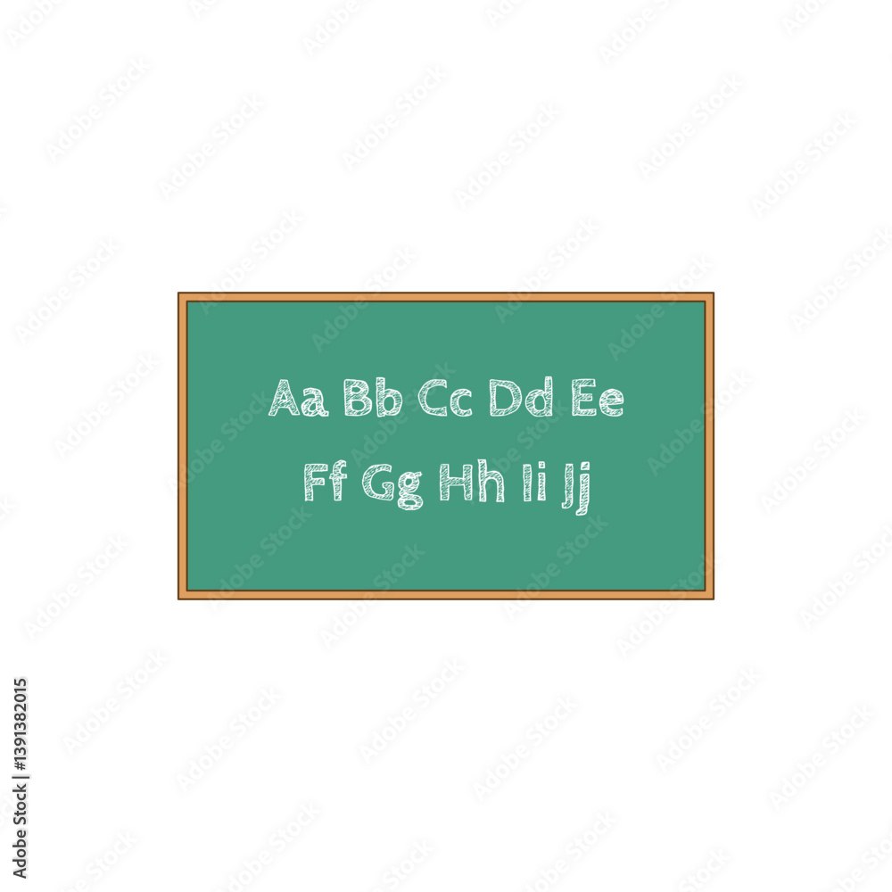 Classroom Object 2 Chalkboard Alphabet Classroom Object 2 Chalkboard Alphabet