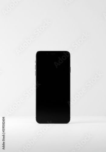 mobile phone on white background