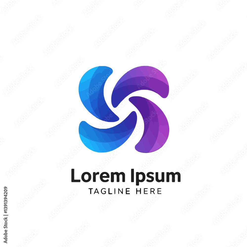 Abstract Colorful Logo Design Abstract Colorful Logo Design