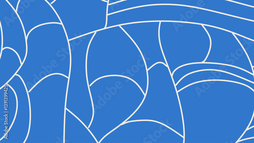 Abstract Pattern Texture Curved Lines with Retro Style. Abstract wavy lines background