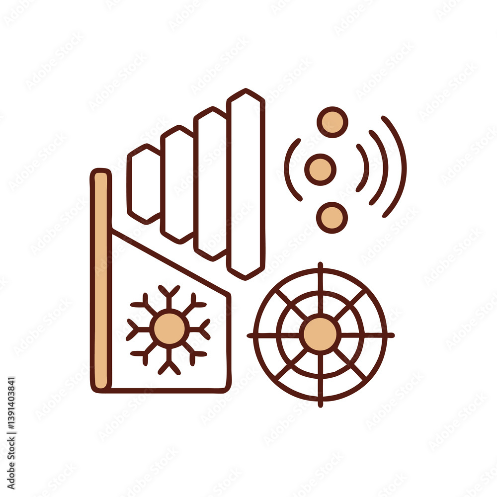 Smart Home Automation System Vector Icon Representation Of Iot Technology Smart Home Automation System Vector Icon Representation Of Iot Technology