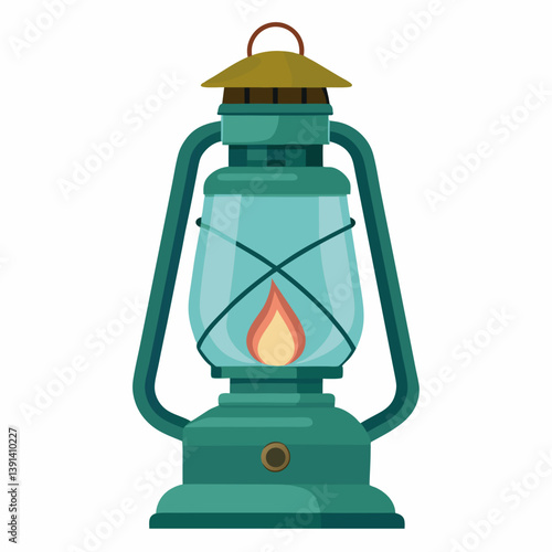 old oil lamp