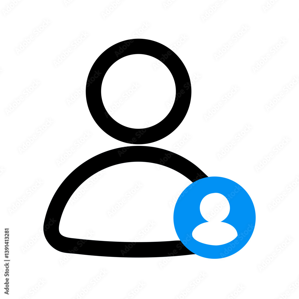 User Icon Representing Profile or Account Icon Design User Icon Representing Profile or Account Icon Design
