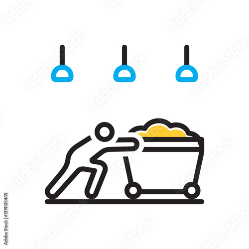 Multi color icon for hardly