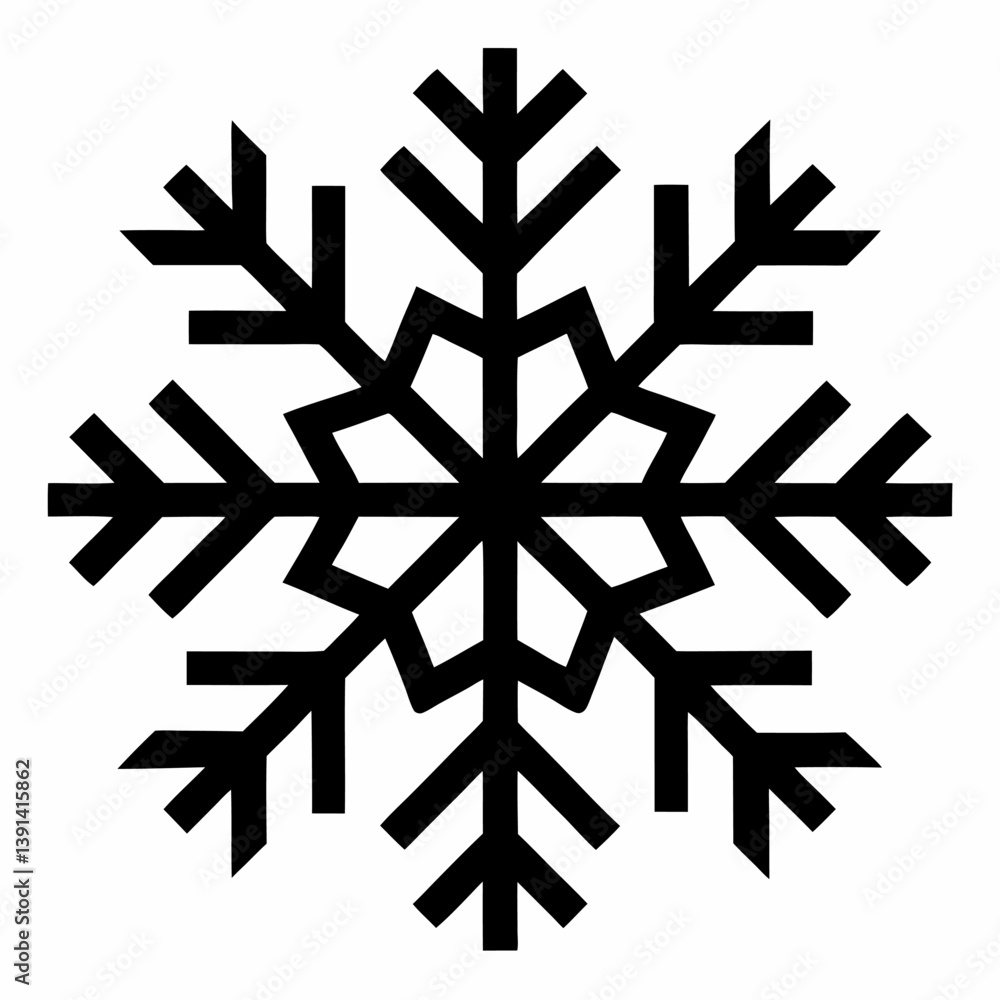 snowflake vector illustration snowflake vector illustration