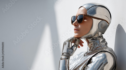 Futuristic Visionary: A sil...