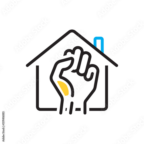 Multi color icon for occupy