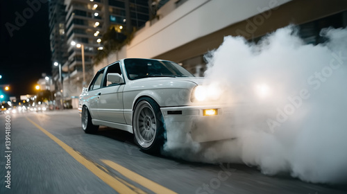 Midnight Drifting: A sleek ...