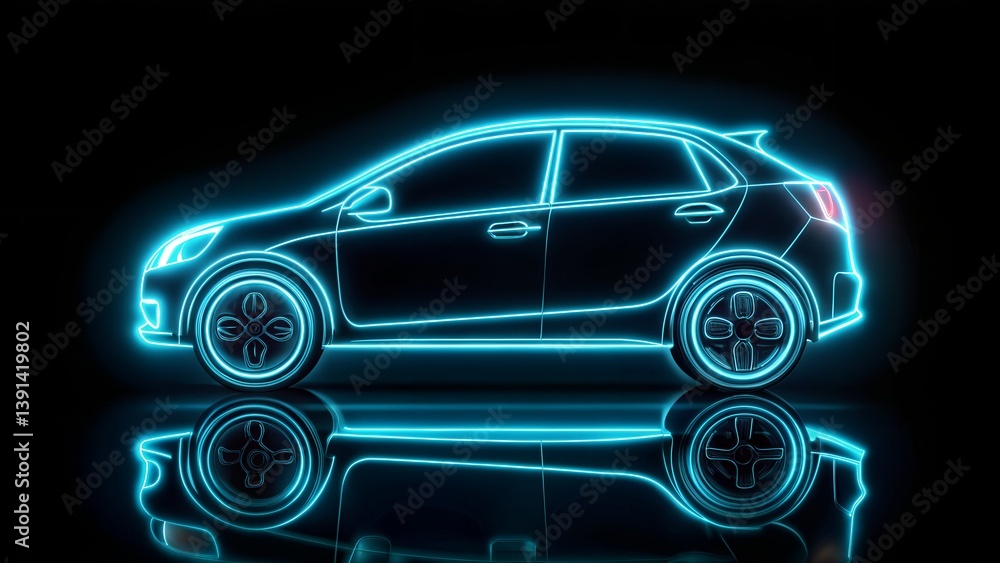 Modern electric car glowing in neon light with space for marketing message or company logo laralara backgrounds for creating advertising news template for editor for text copy space business display 4 Modern electric car glowing in neon light with space for marketing message or company logo laralara backgrounds for creating advertising news template for editor for text copy space business display 4