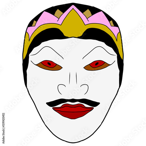 mask, culture, traditional, dance, indonesia, face, background, art, topeng, java, performance, people, indonesian, tradition, design, asia, decoration, tari, dancer, wayang, classic, javanese, black,