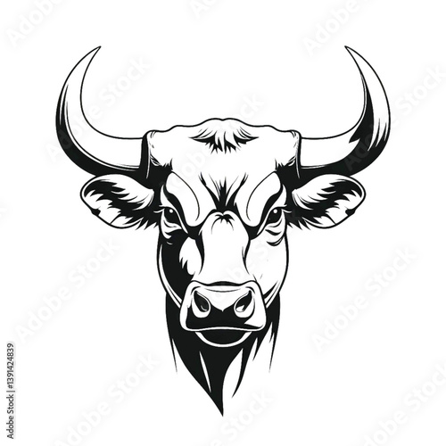 cow with horns