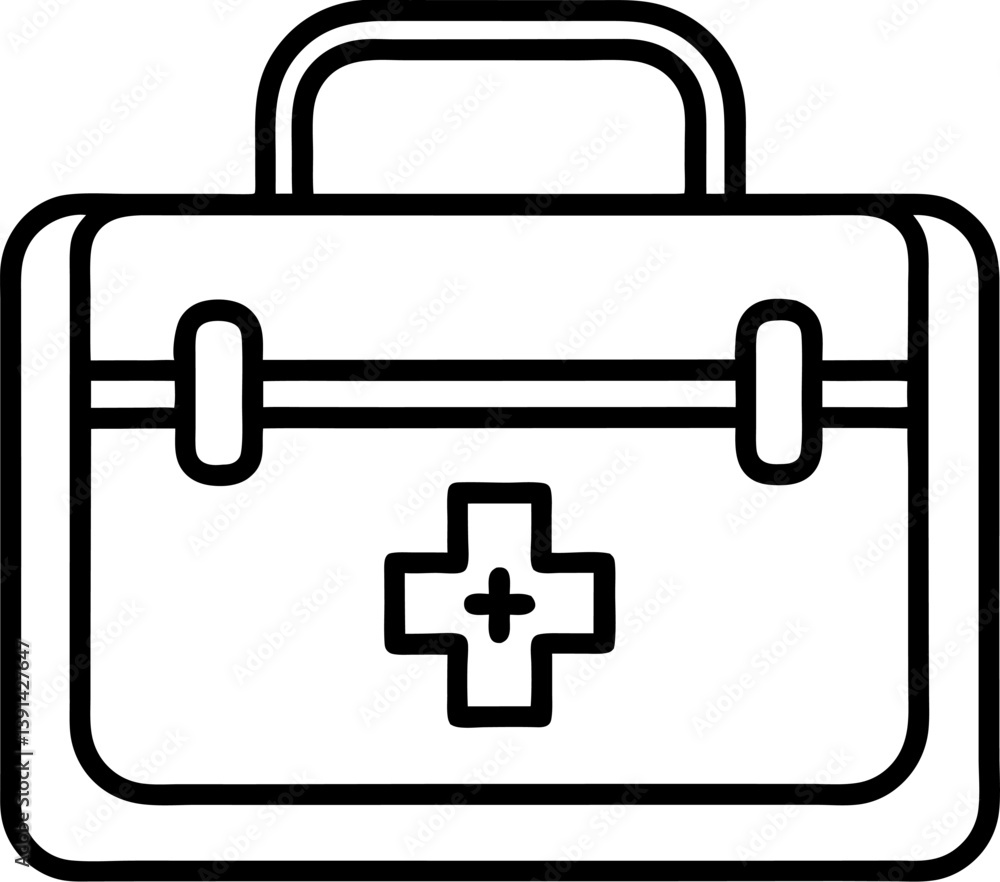 Obraz premium first aid kit iocn