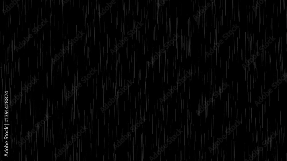 土砂降りの雨素材,黒背景,スクリーン合成 土砂降りの雨素材,黒背景,スクリーン合成