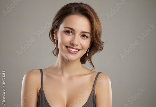 Elegant woman, cinematic lighting, expressive eyes, smooth skin.