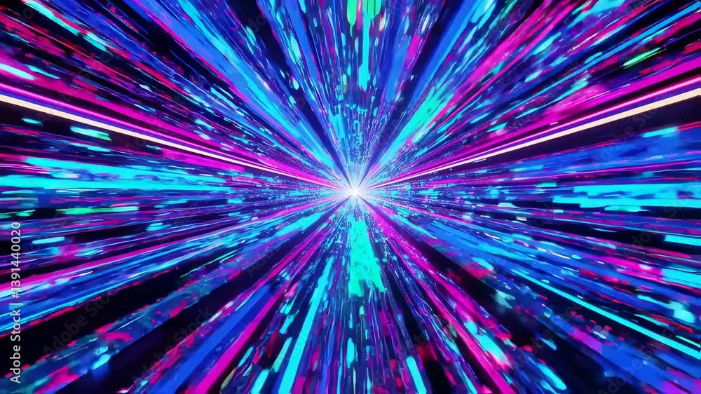 Neon Cybernetic Tunnel Light Show Neon Cybernetic Tunnel Light Show