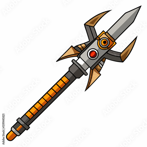 rocket isolated on white background