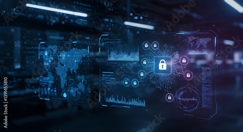 A high-tech AI cyber defense platform that leverages real-time monitoring to proactively detect and neutralize digital threats