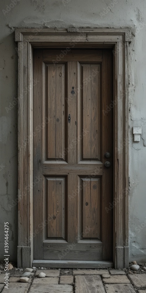 A weathered wooden door with intricate carvings stands prominently in the entrance of an ancient stone building, showcasing its rustic charm and historical significance. A weathered wooden door with intricate carvings stands prominently in the entrance of an ancient stone building, showcasing its rustic charm and historical significance.