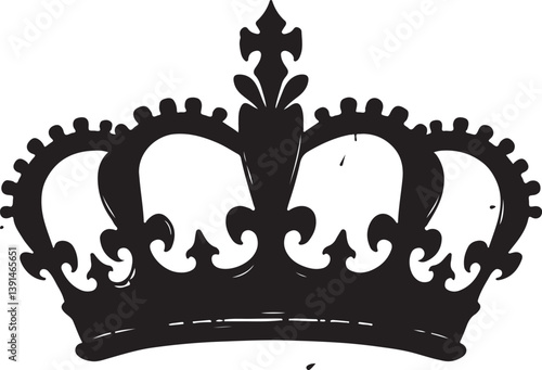 Collection of Royal Crown Silhouettes"