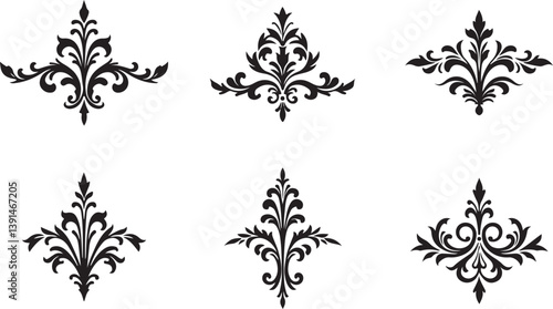 Collection of Royal Crown Silhouettes"
