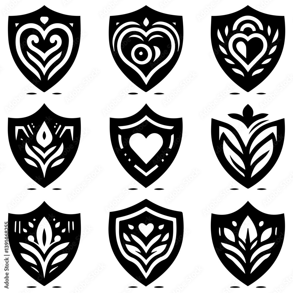 Bold Heart Arc Emblem for Infinite Protections Bold Heart Arc Emblem for Infinite Protections