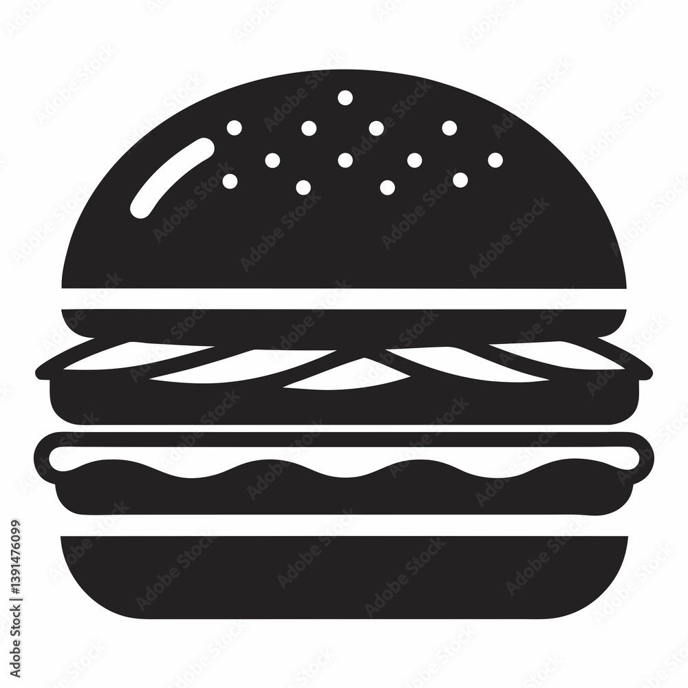 vector illustration of hamburger vector illustration of hamburger