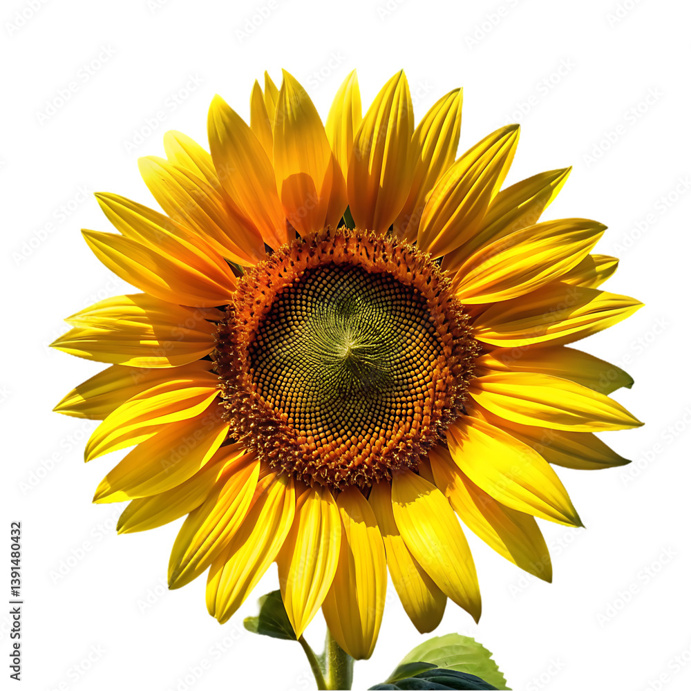 Fototapeta premium Bright Yellow Sunflower Image