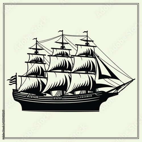 ship on the sea
