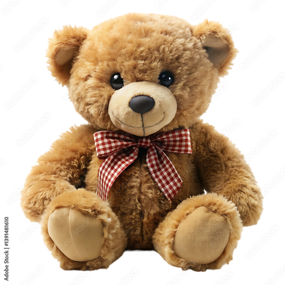 Fototapeta premium Cute Brown Teddy Bear Plush Toy