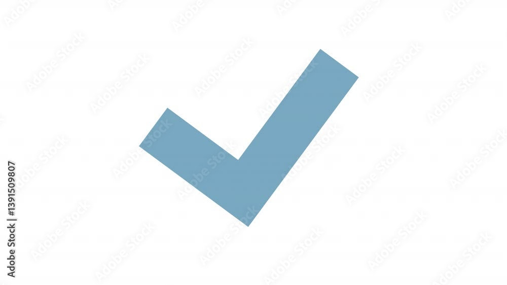 Animated tick mark glyph color icon. Check mark for approving animation. Bouncing tickmark symbolizing right choice. Simple solid element on white background. HD video with alpha channel Animated tick mark glyph color icon. Check mark for approving animation. Bouncing tickmark symbolizing right choice. Simple solid element on white background. HD video with alpha channel
