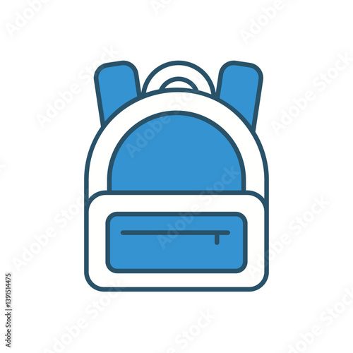 BAGPACK vector icon stock illustration