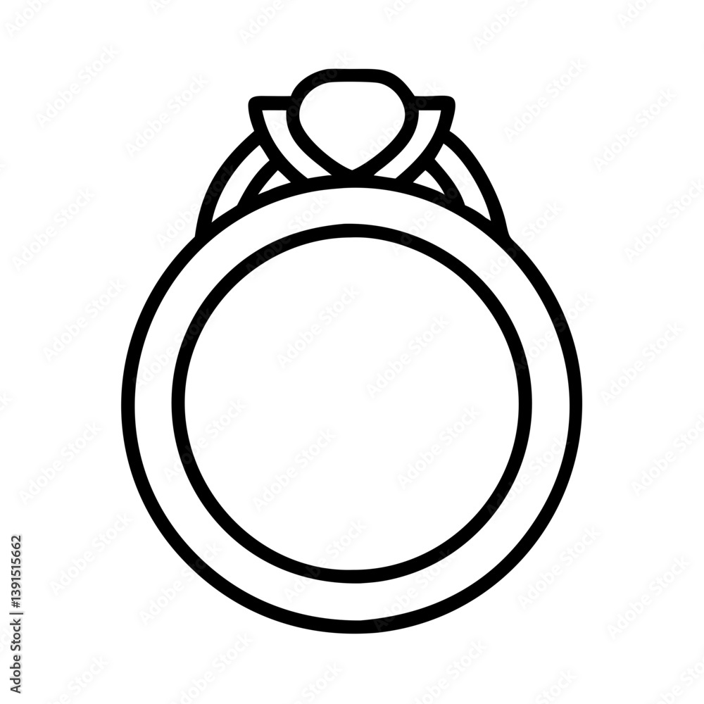 Diamond ring vector illustration engagement ring outline jewelry ring wedding ring proposal ring love 100 carat Diamond ring vector illustration engagement ring outline jewelry ring wedding ring proposal ring love 100 carat