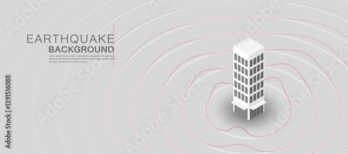 Earthquake Design with Waves and Building