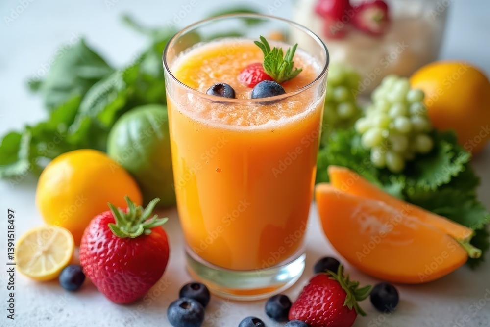 Blended Fruits and Veggies Delight Blended Fruits and Veggies Delight