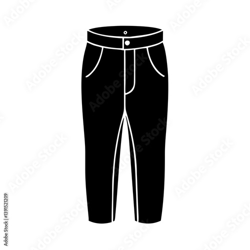 chinos icon, chinos line art - simple line art of chinos, perfect for chinos logos and icons