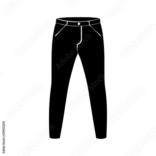 chinos icon, chinos line art - simple line art of chinos, perfect for chinos logos and icons