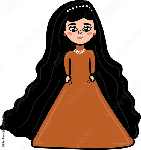 girl in a dress