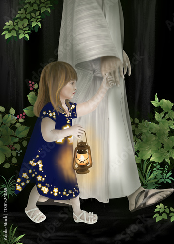 He walk with me and guide me