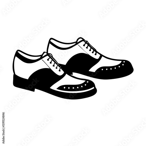 brogues icon, brogues line art - simple line art of brogues, perfect for brogues logos and icons