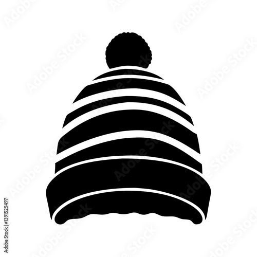 beanies icon, beanies line art - simple line art of beanies, perfect for beanies logos and icons