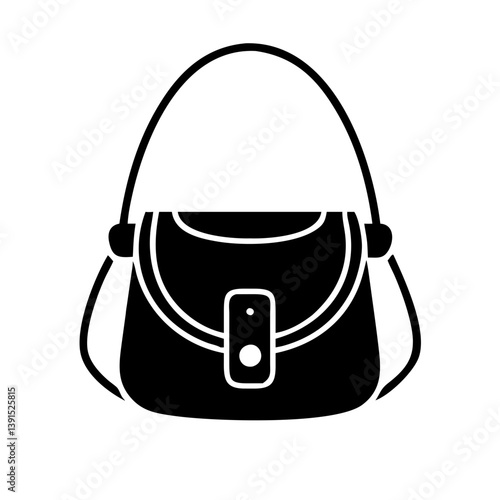 crossbody bags icon, crossbody bags line art - simple line art of crossbody bags, perfect for crossbody bags logos and icons