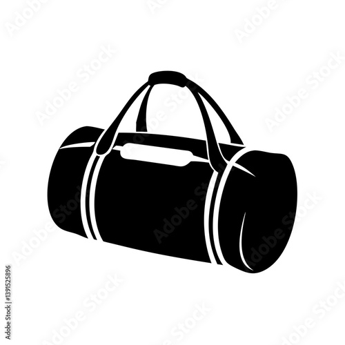 duffel bags icon, duffel bags line art - simple line art of duffel bags, perfect for duffel bags logos and icons